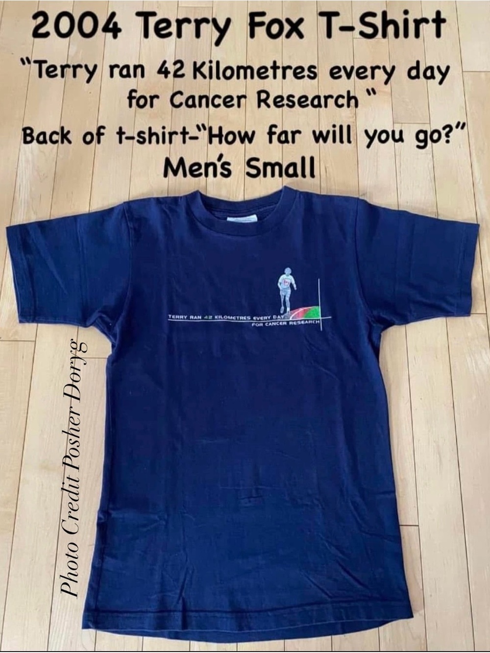 2004 Terry Fox Commemorative Graphic T-Shirt